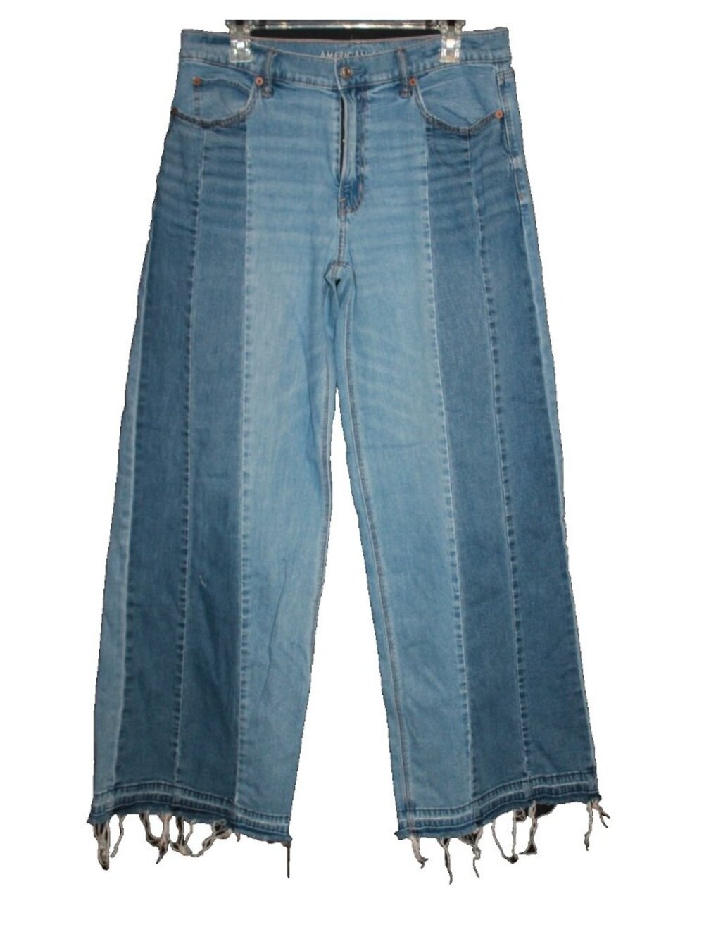 American Eagle Low-Rise Ultra Wide Leg Light Wash Women’s Jeans Size 8 (32x32)